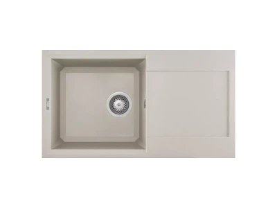ELLECI- Mosogatótálca Easy 290 78x43.5 Granitek 1 m. +cseppt. Bianco soft G39