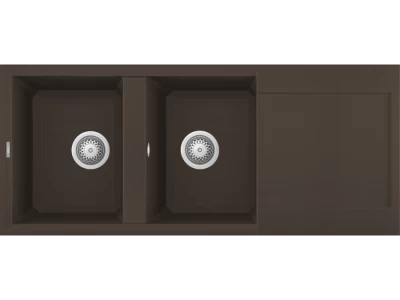 ELLECI- Mosogatótálca Easy 500 116x50 Granitek 2 m. cseppt. Espresso G78    