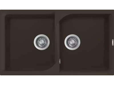 ELLECI- Mosogatótálca Ego 450 86x50 Granitek 2m. Espresso G78