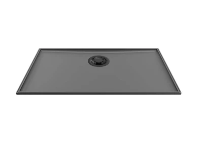 ELLECI- Mosogatótálca Essenza 70 68,2x38,2 Keratek 1 m. K99 Dark Grey fekete tartozékokkal