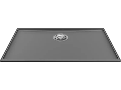 ELLECI- Mosogatótálca Essenza 70 68,2x38,2 Keratek 1 m. K99 Dark Grey inox tartozékokkal