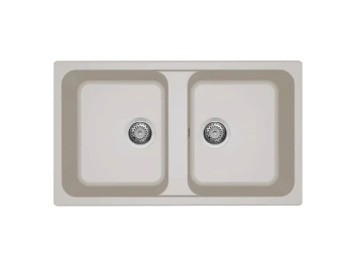 ELLECI- Mosogatótálca Life 450 86x50 Granitek 2m. Bianco soft G39