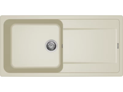 ELLECI- Mosogatótálca Life 480 100x50 Granitek 1m.+cseppt. Bianco Antico G62