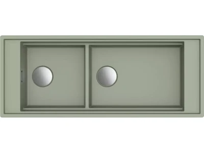 ELLECI- Mosogatótálca Mixology 590 1140x392 Keratek K82 Sage inox tartozékokkal 