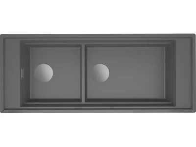 ELLECI- Mosogatótálca Mixology 590 1140x392 Keratek K99 Dark Grey inox tartozékokkal