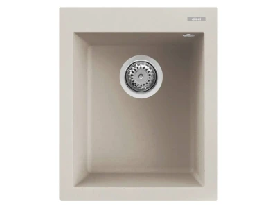 ELLECI- Mosogatótálca Quadra 100 41x50 Granitek 1 m. Bianco soft G39