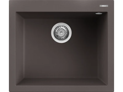 ELLECI- Mosogatótálca Quadra 105 57x50 Keratek 1 m. K87 Cocoa