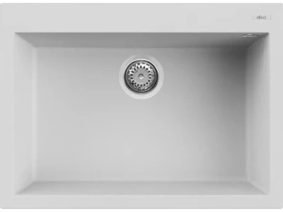 ELLECI- Mosogatótálca Quadra 120 70x51 Granitek 1 m. Bianco G68