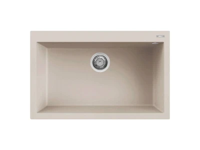 ELLECI- Mosogatótálca Quadra 130 79x50 Granitek 1 m. Bianco soft G39