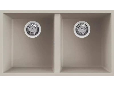 ELLECI- Mosogatótálca Quadra 350 UM alápíthető 76x43,5 Granitek 2m. Bianco soft G39