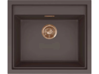 ELLECI- Mosogatótálca Sintesi 105 Keratek K87 Cocoa bronz tartozékokkal