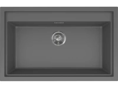 ELLECI- Mosogatótálca Sintesi 130 Keratek K99 Dark Grey inox tartozékokka