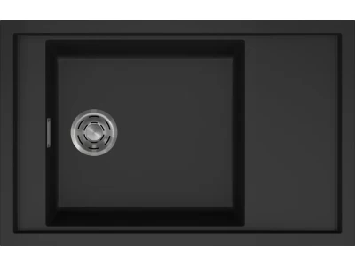 ELLECI- Mosogatótálca Sintesi 305 Keratek K86 Black inox tartozékokkal 