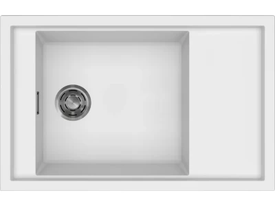 ELLECI- Mosogatótálca Sintesi 305 Keratek K96 White Grey inox tartozékokkal 