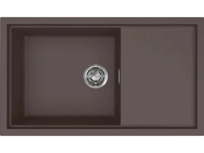 ELLECI- Mosogatótálca Sintesi 410 Keratek K87 Cocoa inox tartozékokkal