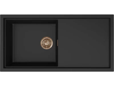 ELLECI- Mosogatótálca Sintesi 480 Keratek K86 Black bronz tartozékokkal 