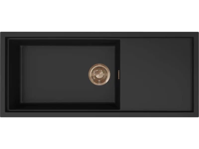 ELLECI- Mosogatótálca Sintesi 510 Keratek K86 Black bronz tartozékokkal 
