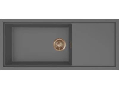 ELLECI- Mosogatótálca Sintesi 510 Keratek K99 Dark Grey bronz tartozékokkal  