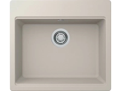 ELLECI- Mosogatótálca Time 105 57x51 Granitek 1m. Soft Bianco G39