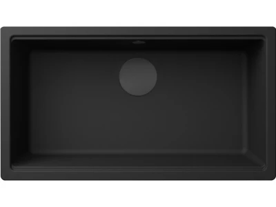 ELLECI- Mosogatótálca Time 130 UM aláépíthető 79x51 Granitek 1m. Nero G40 fekete tartozékokkal