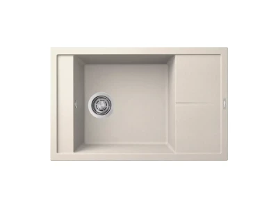 ELLECI- Mosogatótálca Unico 305 78x50 Granitek 1 m. +cseppt. Bianco soft G39