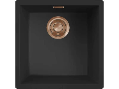 ELLECI- Mosogatótálca Zen 102 Keratek K86 Black bronz tartozékokkal