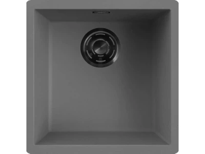 ELLECI- Mosogatótálca Zen 102 Keratek K99 Dark Grey fekete tartozékokkal