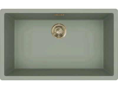 ELLECI- Mosogatótálca Zen 130 Keratek K82 Sage Green arany tartozékokkal