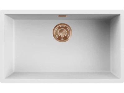 ELLECI- Mosogatótálca Zen 130 Keratek K96 White arany tartozékokkal