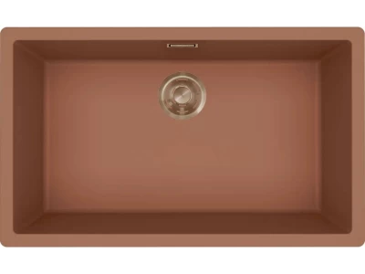 ELLECI- Mosogatótálca Zen-F 130 Keratek K83 Cavern Clay bronz tartozékokkal  