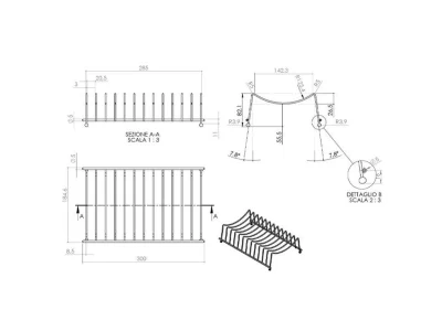 ELLECI ADI01300 Inox edényszárító rács