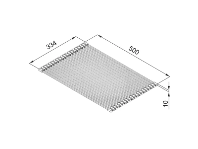 ELLECI ARS023BK Rollmat 500 fekete összecsukható edényszárító rács
