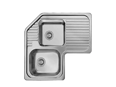 ELLECI Sky CORNER SX inox medence bal oldalt mosogatótál