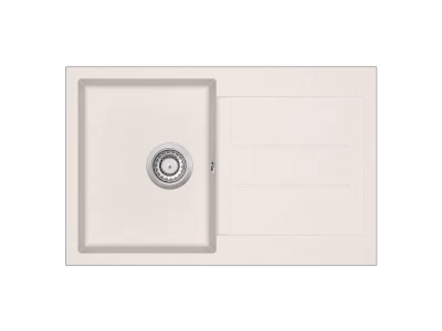 EVIDO Cubo 45S gránit mosogató, 780 x 500 mm, bézs