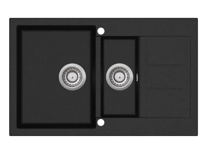 EVIDO Cubo 6S compact gránit mosogató800x500 antracit
