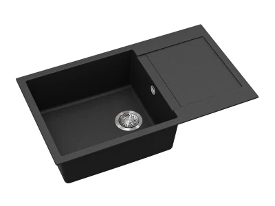 EVIDO CUBO XL 6 S Compact gránit mosogató, 860 x 500 mm, antracit