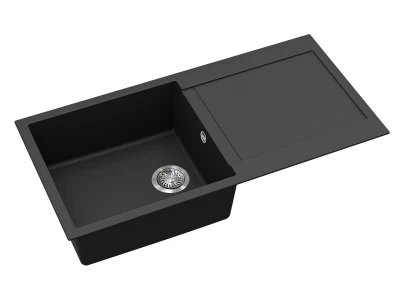 EVIDO Cubo XL 6S gránit mosogató, 1000 x 500 mm, antracit