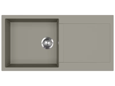 EVIDO Cubo XL 6S gránit mosogató, 1000 x 500 mm, platina