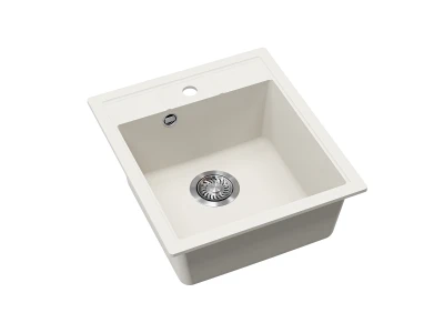 EVIDO EASY 45 gránit mosogató, 460 x 515 mm, fehér