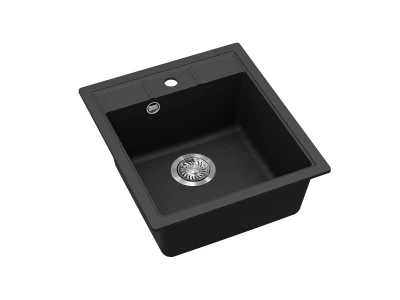 EVIDO EASY 45 gránit mosogató, 460 x 515 mm, antracit