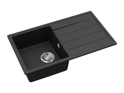 EVIDO Easy 45S gránit mosogató, 760 x 440 mm, antracit