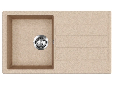 EVIDO Easy 45S gránit mosogató, 760 x 440 mm, avena