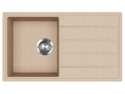EVIDO Easy 45S gránit mosogató, 760 x 440 mm, avena