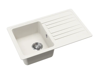 EVIDO HOME 45 S gránit mosogató, 765 x 460 mm, fehér