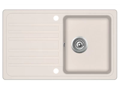 EVIDO Home 45S gránit mosogató, 765 x 460mm, bézs