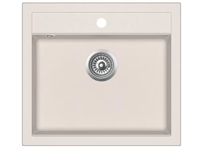 EVIDO Quadro 6 gránit mosogató, 562 x 510 mm, bézs