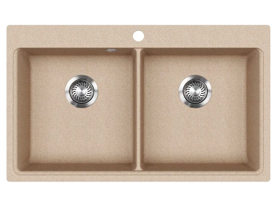 EVIDO Quadro 9 gránit mosogató, 860 x 510mm, avena