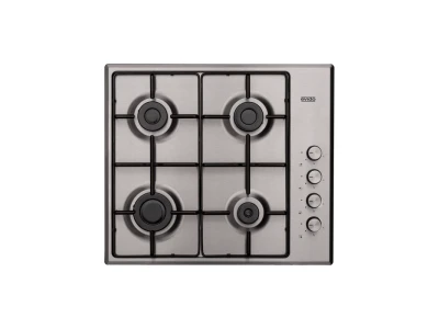 EVIDO VALEO 60SX gáz főzőlap, 60 cm, oldalsó vezérlőgombok, zománcozott edénytartók, szálcsiszolt inox