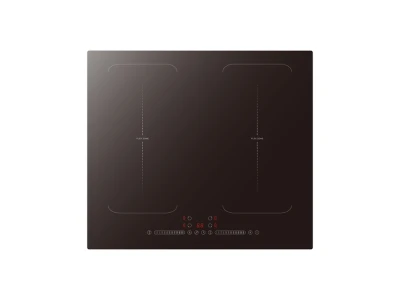 EVIDO VETRO 60DB indukciós főzőlap, 60 cm, 2 db multizone, fekete