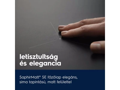 Electrolux EIS62453IT SenseBoil® beépíthető indukciós főzőlap, Saphirmatt® SE, Bridge, Hob2Hoob®, 60 cm